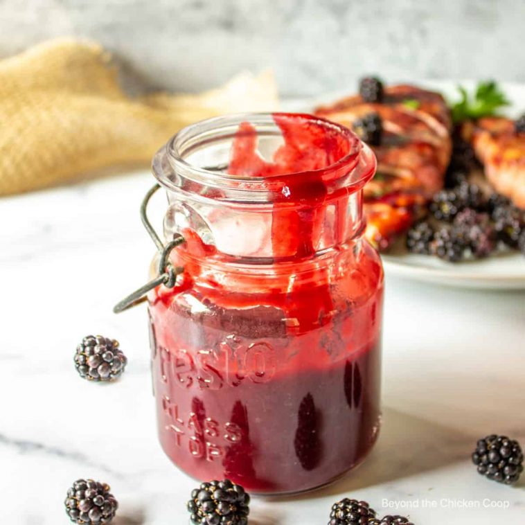 Blackberry BBQ Sauce...WOW! Whiskey & Babes