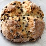 Irish Soda Bread with Whiskey Soaked Raisins